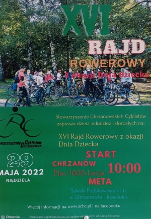 XVI Rajd Rowerowy z okazji Dnia Dziecka