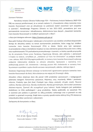 Izomery w środkach spożywczych