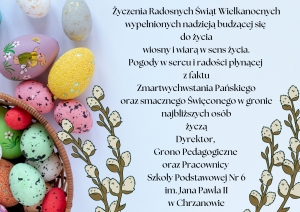 WESOŁYCH ŚWIĄT WIELKANOCNYCH